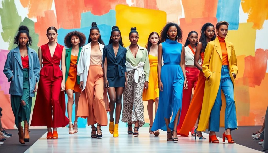 elección de colores en la moda